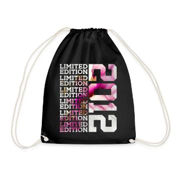 LIMITED EDITION 2012 - 14 YEARS - 14TH BIRTHDAY - Drawstring Bag - black - Front