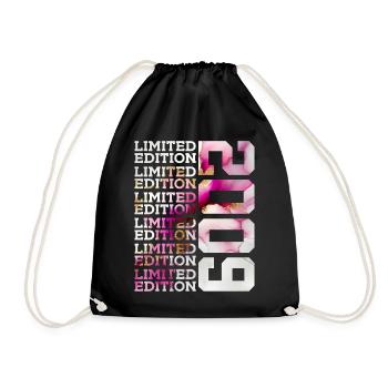 LIMITED EDITION 2009 - 17 YEARS - 17TH BIRTHDAY - Drawstring Bag - black - Front