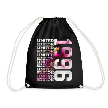 LIMITED EDITION 1996 - 30 YEARS - 30TH BIRTHDAY - Drawstring Bag - black - Front
