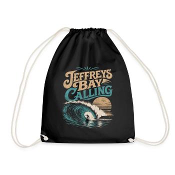 Surf de Jeffreys Bay - Sac de sport léger - noir - Devant