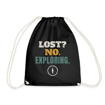 Aucune randonnée d’exploration perdu - Sac de sport léger - noir - Devant