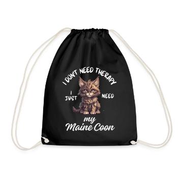 Mignon Maine Coon - Sac de sport léger - noir - Devant