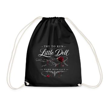 Try to Run Little Doll Dark Romance - Drawstring Bag - black - Front