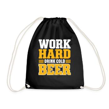 Beer Beer Lover Bavaria Beer Garden Gift - Drawstring Bag - black - Front