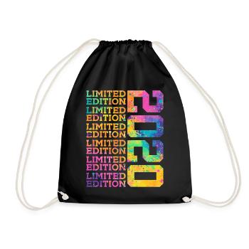 LIMITED EDITION 2020 - 6 YEARS - 6TH BIRTHDAY - Drawstring Bag - black - Front