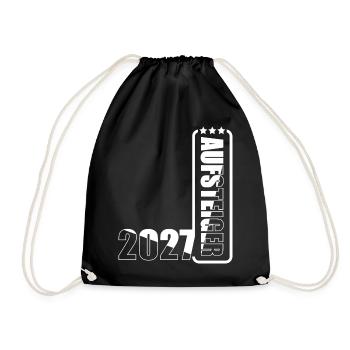 Aufsteiger 2027 - Turnbeutel - Schwarz - Vorne