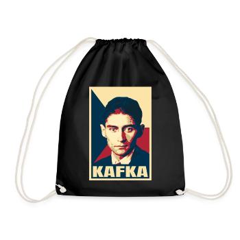 Franz Kafka Schriftsteller Klassische Literaturgeschichte - Turnbeutel - Schwarz - Vorne