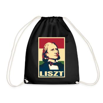 Franz Liszt Ungarischer Komponist Pianist Musik - Turnbeutel - Schwarz - Vorne