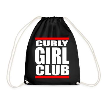 Curly Hair Club Proud Natural Locken - Turnbeutel - Schwarz - Vorne