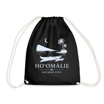 Ho'omālie Ruhe im Inneren - Turnbeutel - Schwarz - Vorne