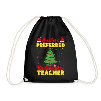 Pre K Teacher Preferred Kindergarten Teacher - Turnbeutel - Schwarz - Vorne