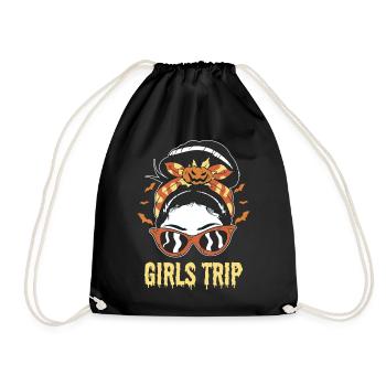 Girls Trip Halloween Kostüm Halloween-Party Hexen - Turnbeutel - Schwarz - Vorne