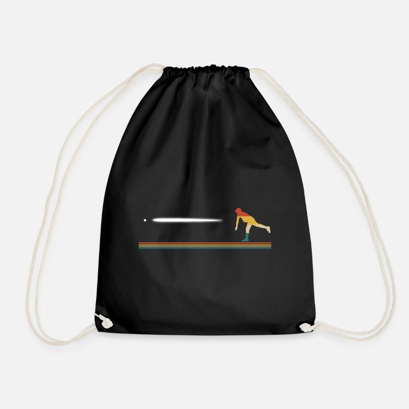 Vintage Baseball - Sac de sport léger - noir