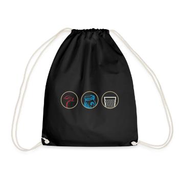 Hessen Gift Hessisch Babbel Cider Appelwoi - Drawstring Bag - black - Front