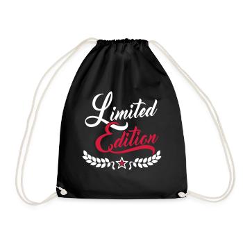 Limited Edition - Turnbeutel - Schwarz - Vorne
