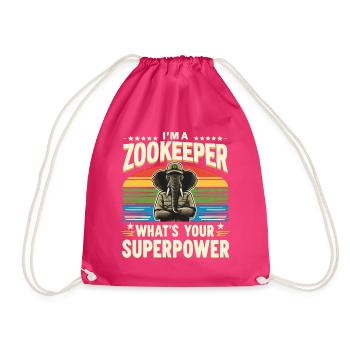 Gardien de zoo Gardien de zoo - Sac de sport léger - fuchsia - Devant