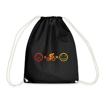Vélo de route pour hommes Vélo de route pour femmes - Sac de sport léger - noir - Devant