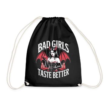 Les mauvaises filles ont meilleur goût ! Gothique Gothique Emo Baddie - Sac de sport léger - noir - Devant