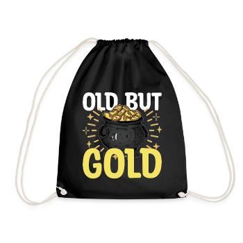 Gold Prospecting Gold Prospector Gift - Drawstring Bag - black - Front