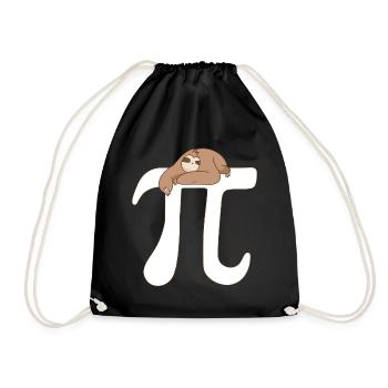 Math Paresseux Pi - Sac de sport léger - noir - Devant