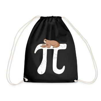 Math Paresseux Pi - Sac de sport léger - noir - Devant