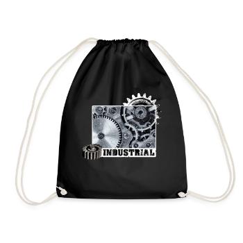 Son industriel - Chemise - Cadeau - Sac de sport léger - noir - Devant