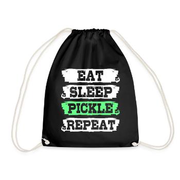 Cornichon Concombre Concombre - Sac de sport léger - noir - Devant