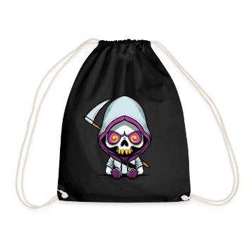 Little Skull - Sac de sport léger - noir - Devant