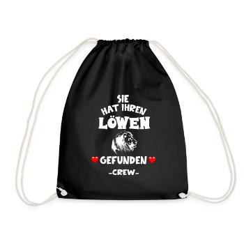 Junggesellinnenabschied Party Cooler Spruch Crew - Turnbeutel - Schwarz - Vorne