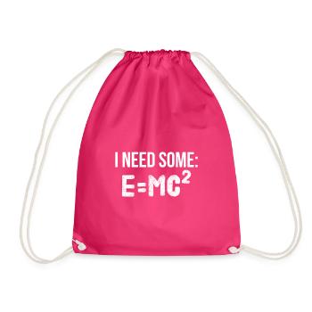 Physics - Drawstring Bag - fuchsia - Front