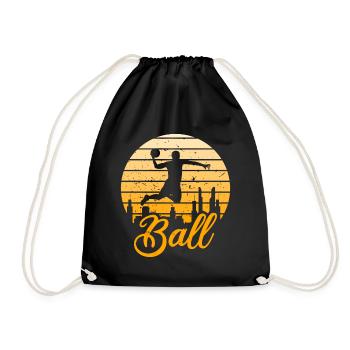 Basketball Sport Basketballer - Drawstring Bag - black - Front