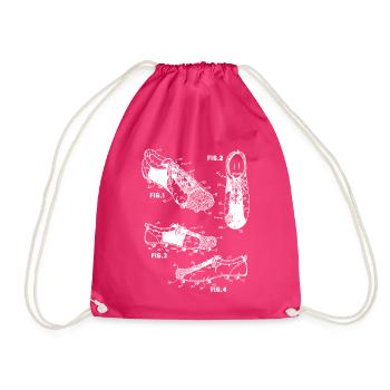 Football Football Boot Gift - Sac de sport léger - fuchsia - Devant