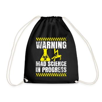 Science drôle - Sac de sport léger - noir - Devant