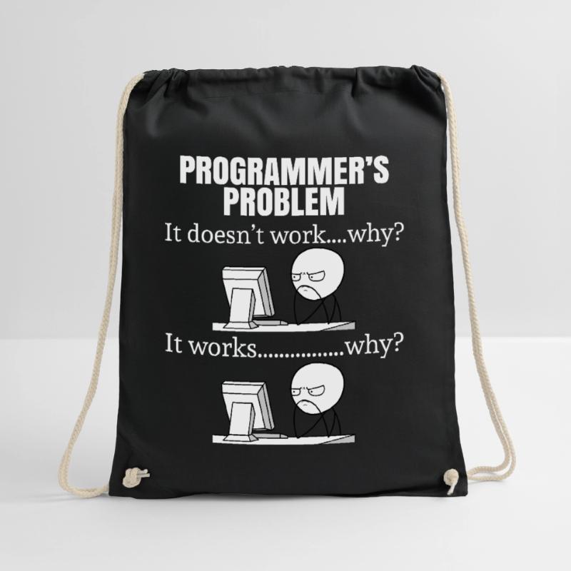 Programmierer lustig Geek Turnbeutel
