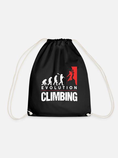 Climbing Evolution Climbing Boulderer - Drawstring Bag - black