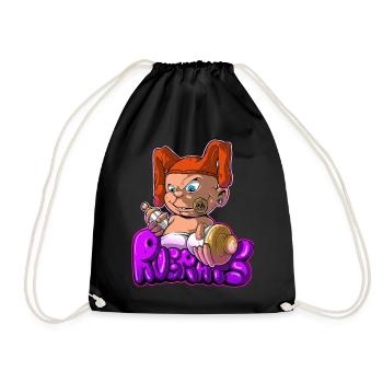 Farbendealers Rugrats - Drawstring Bag - black - Front
