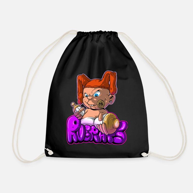 Farbendealers Rugrats - Drawstring Bag - black