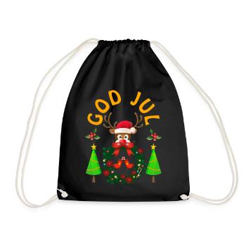 Joyeux Noël, Joyeux Noël, Joyeux Noël - Sac de sport léger - noir - Devant