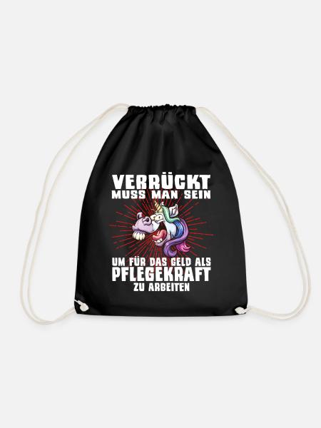 Pfleger Pflegekraft Pflege Altenpflege Pfleger - Turnbeutel - Schwarz