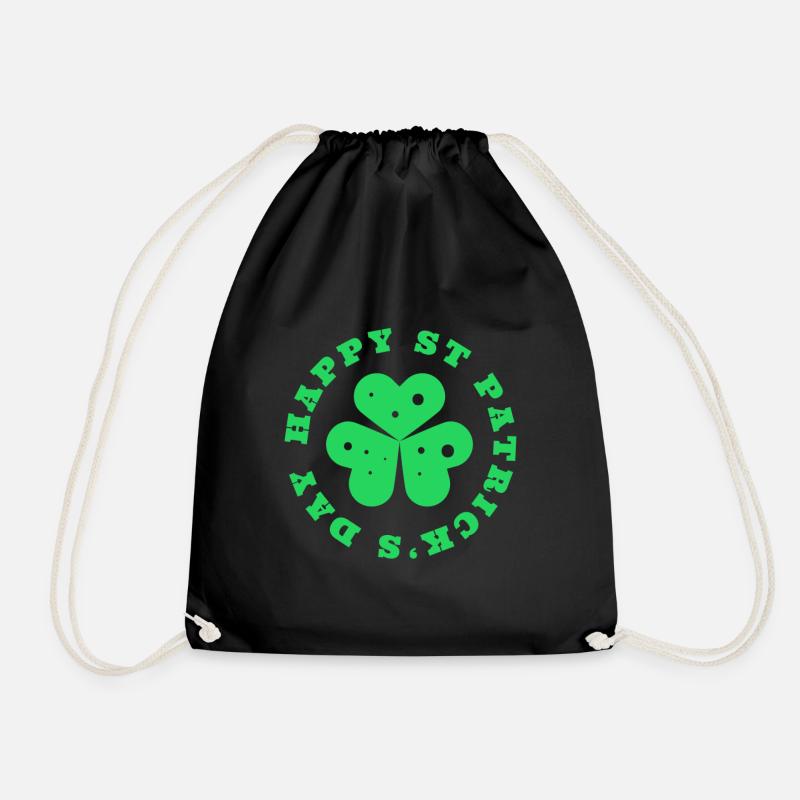 St Patricks Day, St Patricks Day, St Patricks Day - Turnbeutel - Schwarz