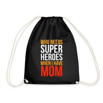 Mother's Day, Mother's Day, Mother's Day, Mother's - Drawstring Bag - black - Front