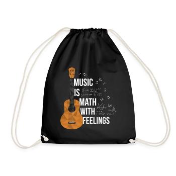 Musiciens élèves de mathématiques Enseignement - Sac de sport léger - noir - Devant