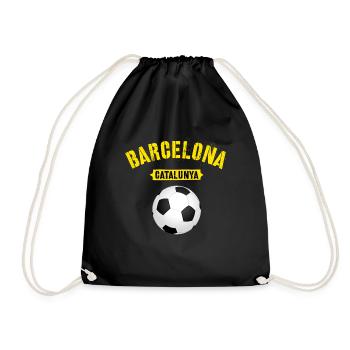 Barcelona - Drawstring Bag - black - Front