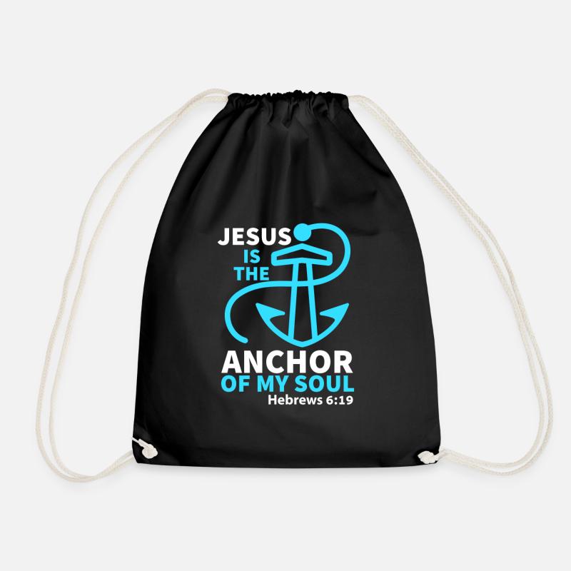 Jesus Jesus Jesus Christlich Christlich Christlich - Turnbeutel - Schwarz