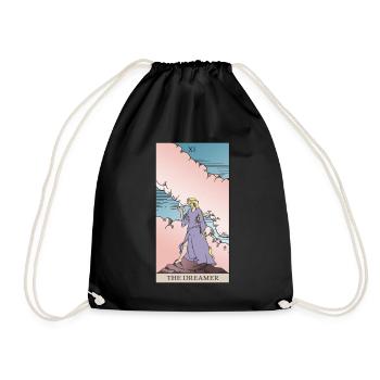 Tarot carte des rêveurs pour rêveur magique - Sac de sport léger - noir - Devant