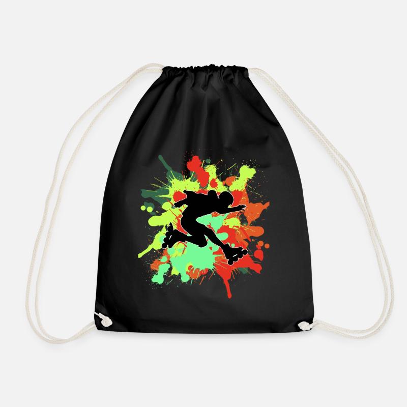 Rollerblades rollerblades - Drawstring Bag - black