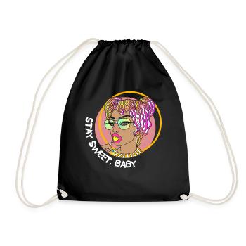 LOLLIPOP FILLE STAY SWEET BABY - Sac de sport léger - noir - Devant