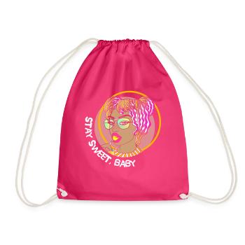 LOLLIPOP FILLE STAY SWEET BABY - Sac de sport léger - fuchsia - Devant