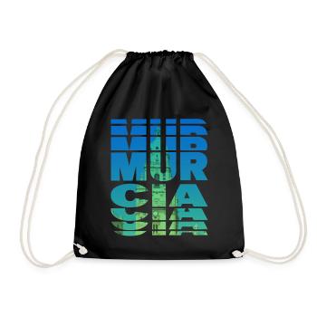 Murcie Espagne Ville Skyline Accueil Amour Vacances - Sac de sport léger - noir - Devant