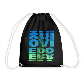 Oviedo Spain City Skyline Home Love Holiday - Drawstring Bag - black - Front